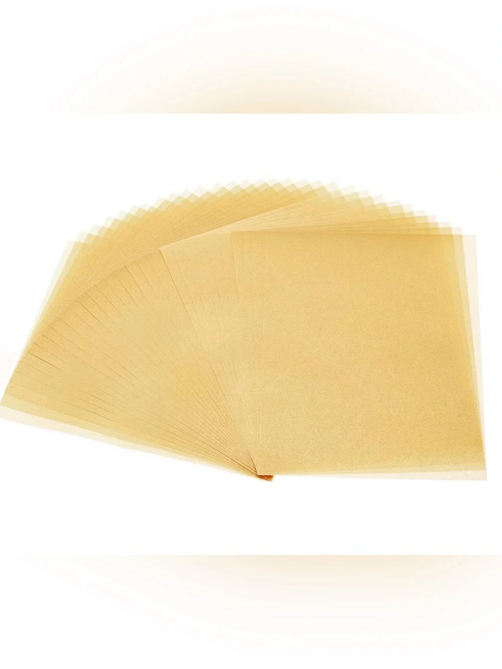 PATIKIL Gold Vellum Paper 70 Sheets 4.25x5.5 Printable Craft Paper New